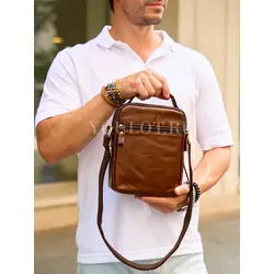 Сумка через плечо Ruff Ryder, барсетка из натуральной кожи