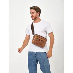Мужская барсетка на плечо Ryff Ryder из кожи для города