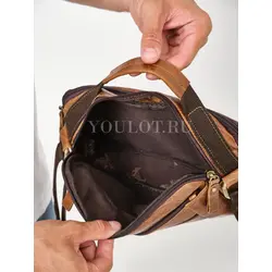 Мужская барсетка на плечо Ryff Ryder из кожи для города