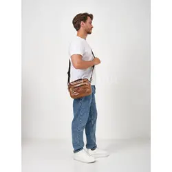 Мужская барсетка на плечо Ryff Ryder из кожи для города