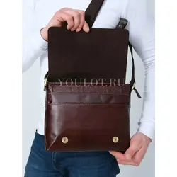 Сумка мужская кожаная универсальная Ryff Ryder