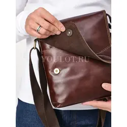 Кожаная сумка через плечо мужская офисная Ryff Ryder