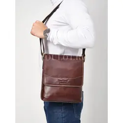 Кожаная сумка через плечо мужская офисная Ryff Ryder