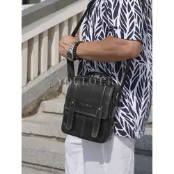 Сумка мужская на плечо из натуральной кожи Ryff Ryder