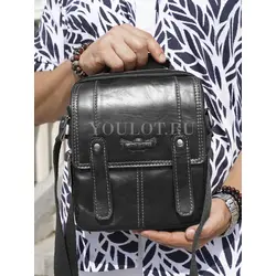 Сумка мужская на плечо из натуральной кожи Ryff Ryder