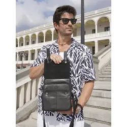 Сумка мужская кросс-боди из натуральной кожи Ryff Ryder