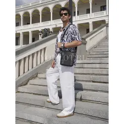 Сумка мужская кросс-боди из натуральной кожи Ryff Ryder