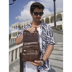 Сумка мужская кросс-боди из натуральной кожи Ryff Ryder