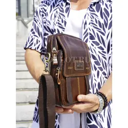 Сумка мужская кросс-боди из натуральной кожи Ryff Ryder