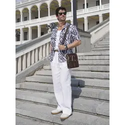 Сумка мужская кросс-боди из натуральной кожи Ryff Ryder