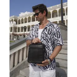 Сумка мужская на плечо из натуральной кожи Ryff Ryder