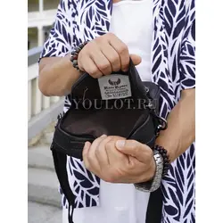 Сумка мужская на плечо из натуральной кожи Ryff Ryder