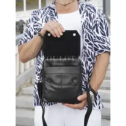 Сумка мужская на плечо из натуральной кожи Ryff Ryder