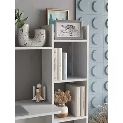 Стол письменный компьютерный школьный с полками и стеллажом