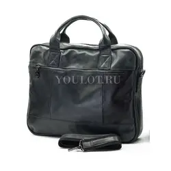 Мужской кожаный портфель Briefcase ​191221 для ноутбука и документов