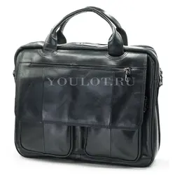 Мужской кожаный портфель Briefcase ​191221 для ноутбука и документов
