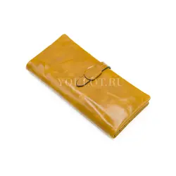 Кошелек женский из натуральной кожи светло-коричневый