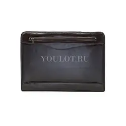 Папка‑сумка мужская Briefcase 2880-15 BROWN с выдвижными ручками коричневая