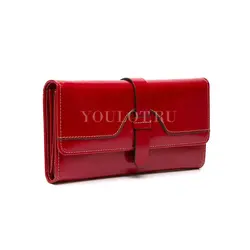 Женский кошелек для денег и карточек из натуральной кожи Briefcase