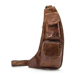 Сумка мужская через плечо коричневая Briefcase 3023#