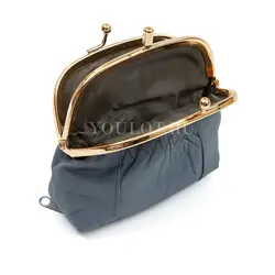 Женский мини-кошелек для повседневного использования Briefcase 391245/0 из кожи голубой