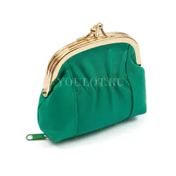 Кожаный кошелек для женщин на защелке Briefcase 391246/0 бирюзовый