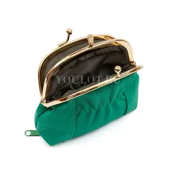 Кожаный кошелек для женщин на защелке Briefcase 391246/0 бирюзовый