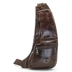 Сумка на плечо мужская из натуральной кожи Briefcase 6023#