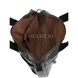 Портфель ​мужской Briefcase 8658-5# Black для ноутбука и документов из искусственной кожи