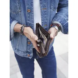 Портмоне мужское для денег и карт кожаное Briefcase 9050 BR