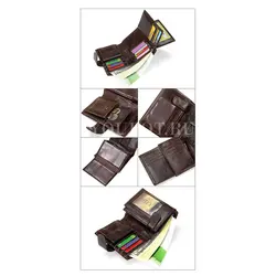 Портмоне мужское для денег и карт кожаное Briefcase 9050 BR