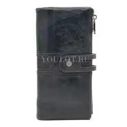 Кошелек для денег женский Briefcase коричневый