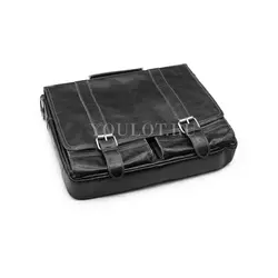 ​Портфель мужской кожаный Briefcase MB074 Black для документов и гаджетов