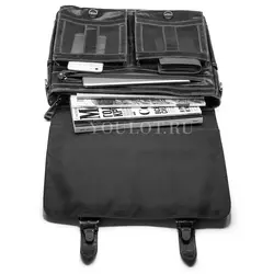 ​Портфель мужской кожаный Briefcase MB074 Black для документов и гаджетов