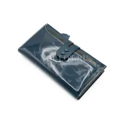 Кошелек женский из натуральной кожи Briefcase синий