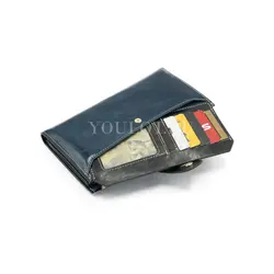 Кошелек женский из натуральной кожи Briefcase синий