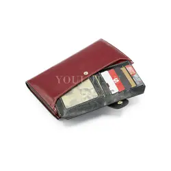 Кошелек женский натуральная кожа Briefcase красный