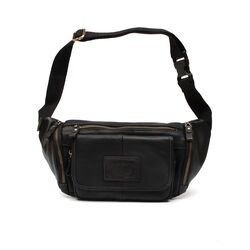 Сумка через плечо, бананка из натуральной кожи Ruff Ryder