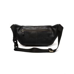 Сумка через плечо, бананка из натуральной кожи Ruff Ryder