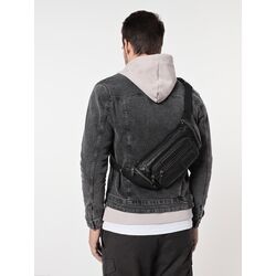 Сумка через плечо, бананка из натуральной кожи Ruff Ryder