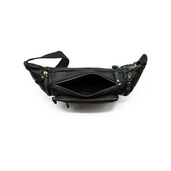 Сумка через плечо, бананка из натуральной кожи Ruff Ryder