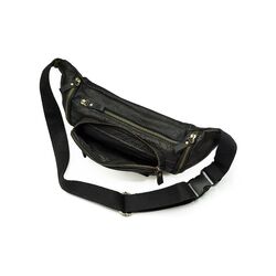 Сумка через плечо, бананка из натуральной кожи Ruff Ryder