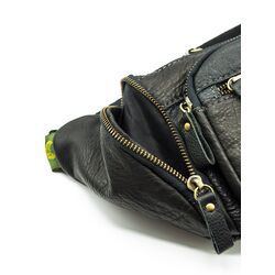 Сумка через плечо, бананка из натуральной кожи Ruff Ryder