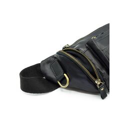 Сумка через плечо, бананка из натуральной кожи Ruff Ryder