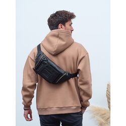 Сумка через плечо, бананка из натуральной кожи Ruff Ryder