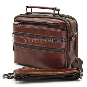 Сумка через плечо, барсетка мужская кожаная Briefcase 509S