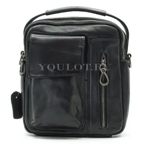 Сумка через плечо мужская, барсетка Briefcase 9119 кожаная