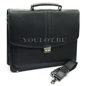 Классический портфель Briefcase ​C003-01 BLACK для документов с замком