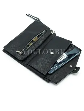 Клатч мужской кожаный Briefcase 081010 на кнопке