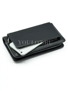 Клатч мужской кожаный Briefcase 08105 для денег и телефона